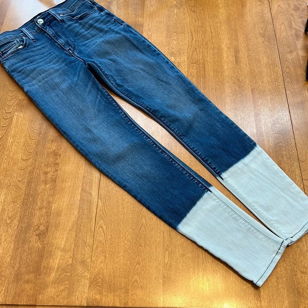 Hudson Skinny Jeans Size 26 High Rise 2 Toned